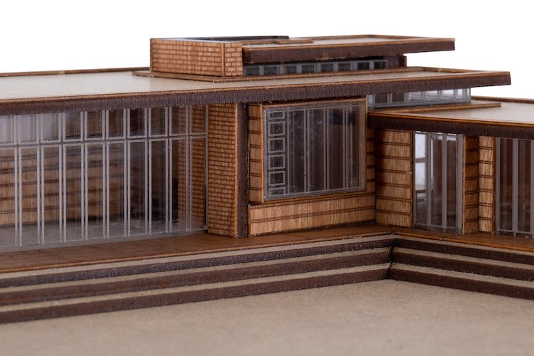 Usonian House Scale Model Kit of Frank Lloyd Wright Projects