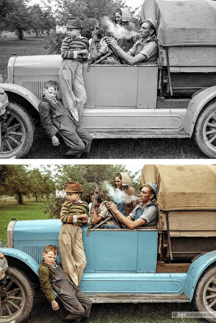 - ViralBandit Old Black and White Photos in Color