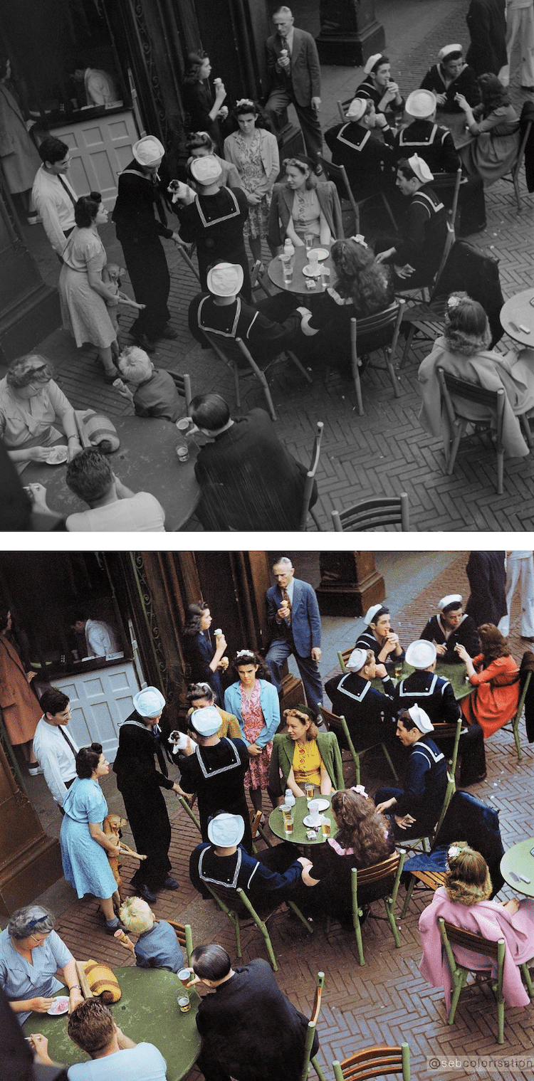 - ViralBandit Colorized Old Photos by Sébastien de Oliveira