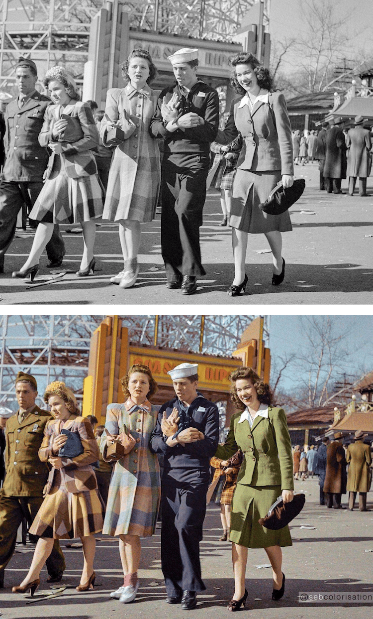 - ViralBandit Colorized Old Photos by Sébastien de Oliveira