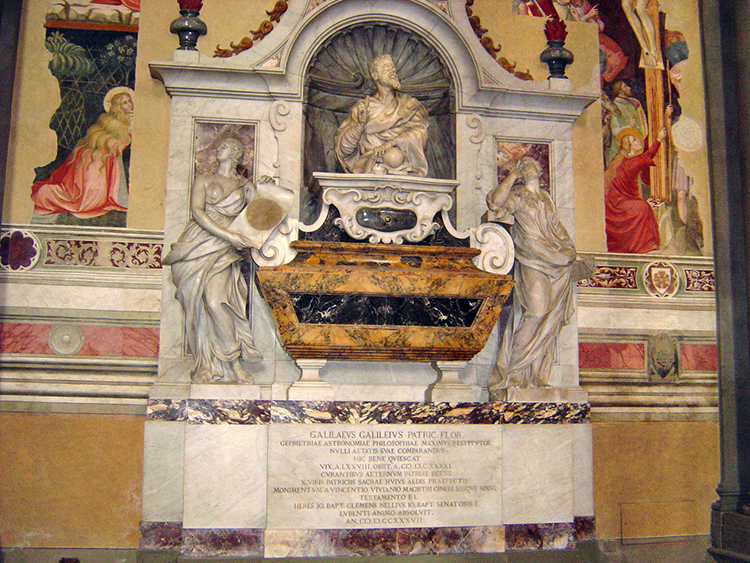 Tomb of Galileo Galilei in Florence