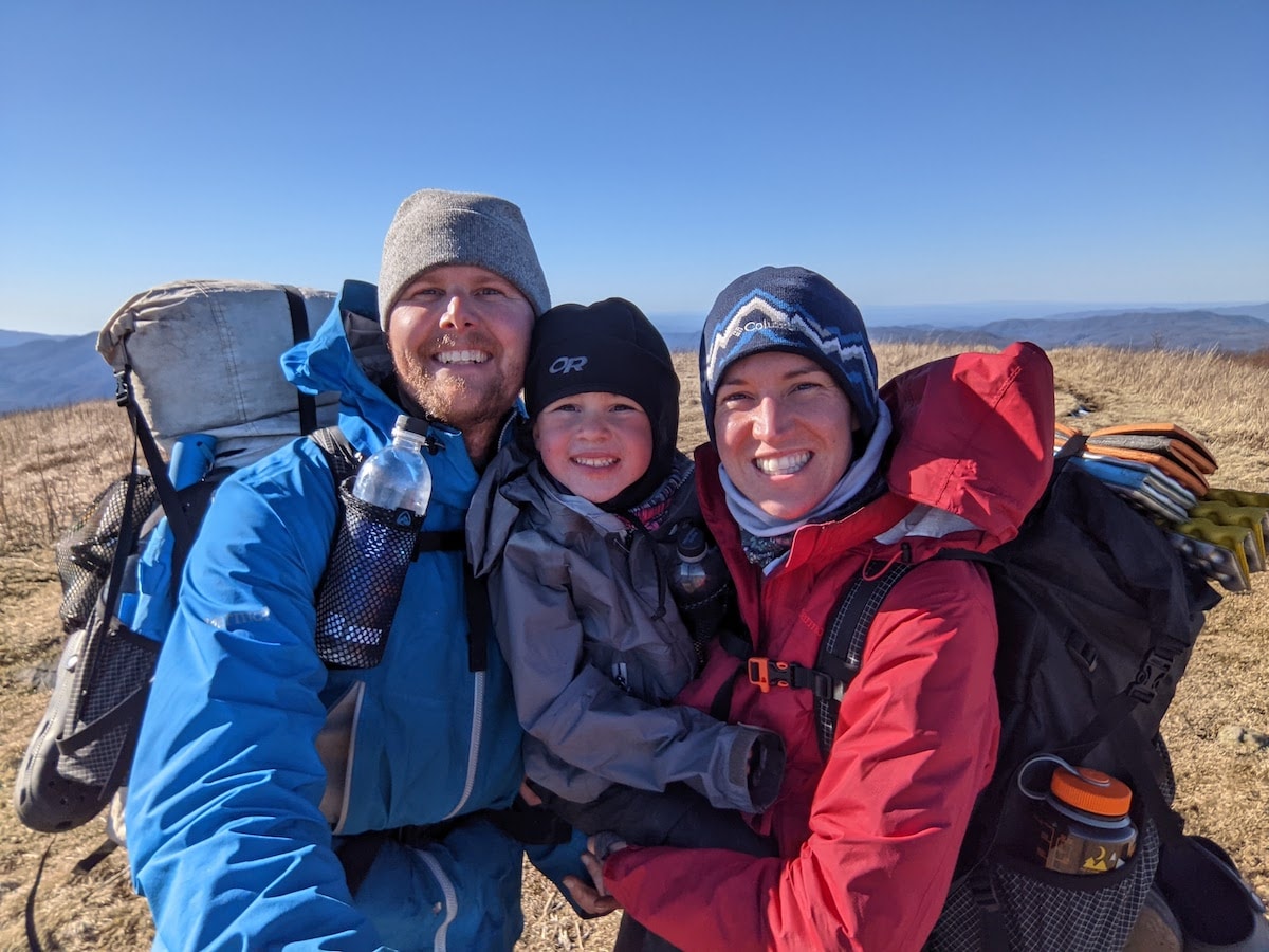 Sutton Family on the Appalachian Trail