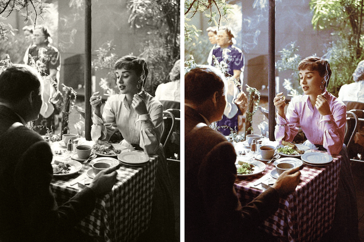 Old Black and White Photos in Color