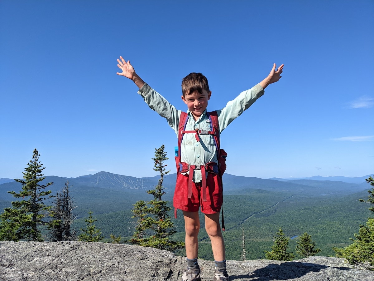 Harvey Sutton Finishing the Appalachian Trail