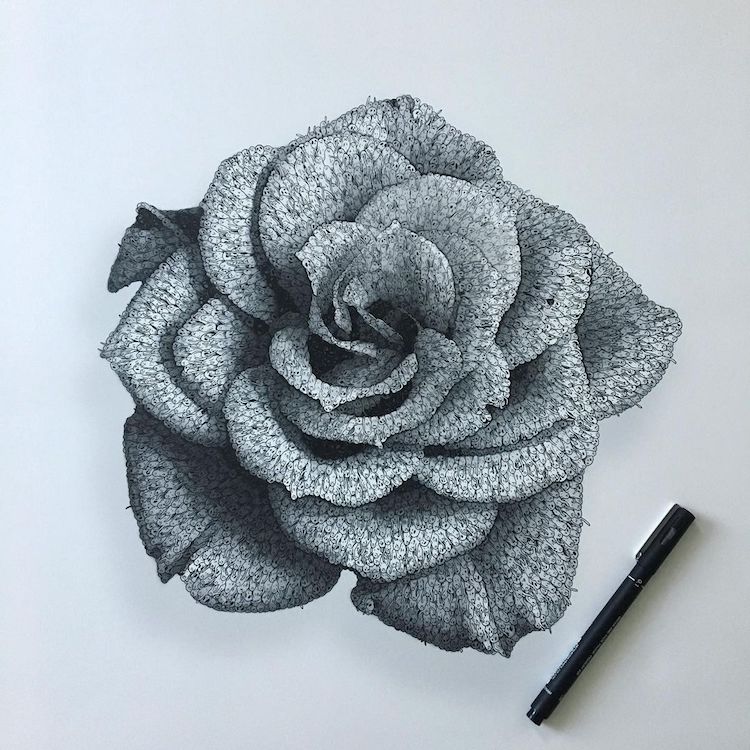 Intricate People Drawings by Richard Berner