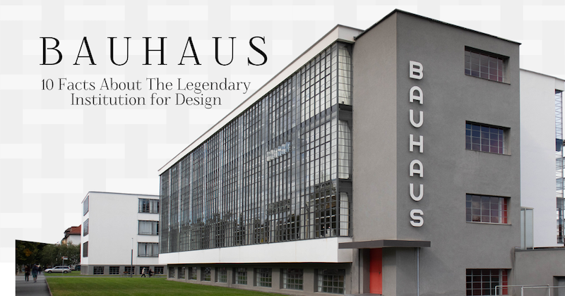 Bauhaus Architecture and Design on My Modern Met Infographic