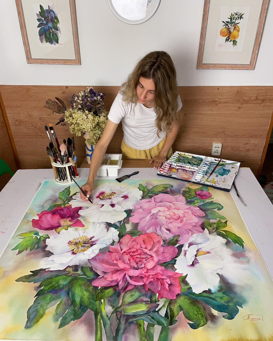 Flower Paintings by Janet Pulcho