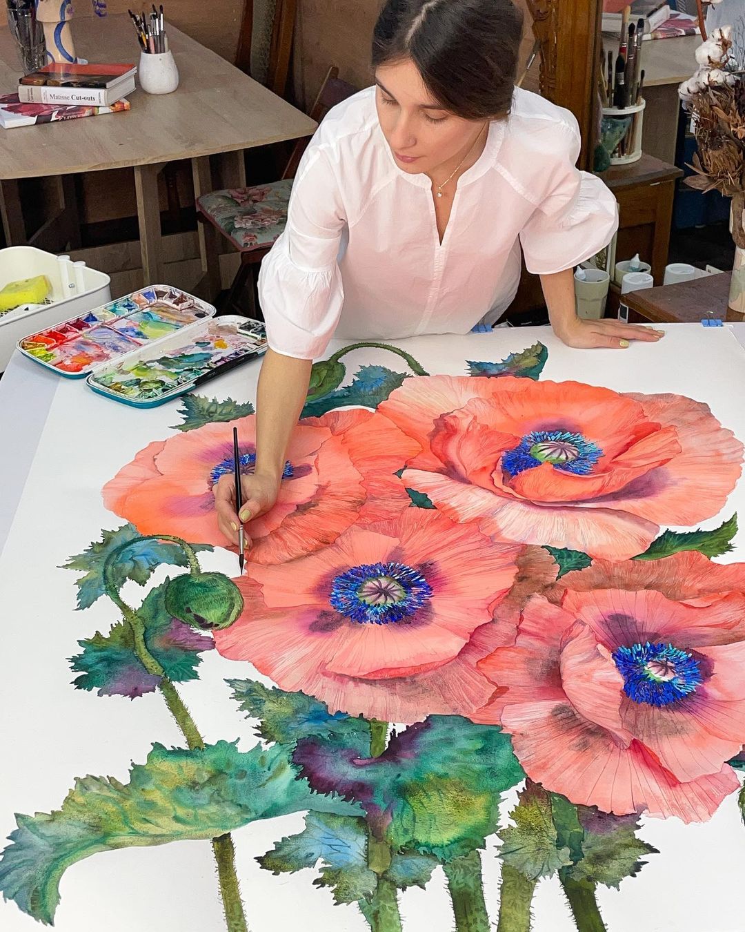 Flower Paintings by Janet Pulcho