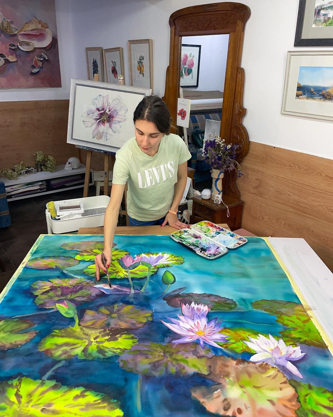Flower Paintings by Janet Pulcho