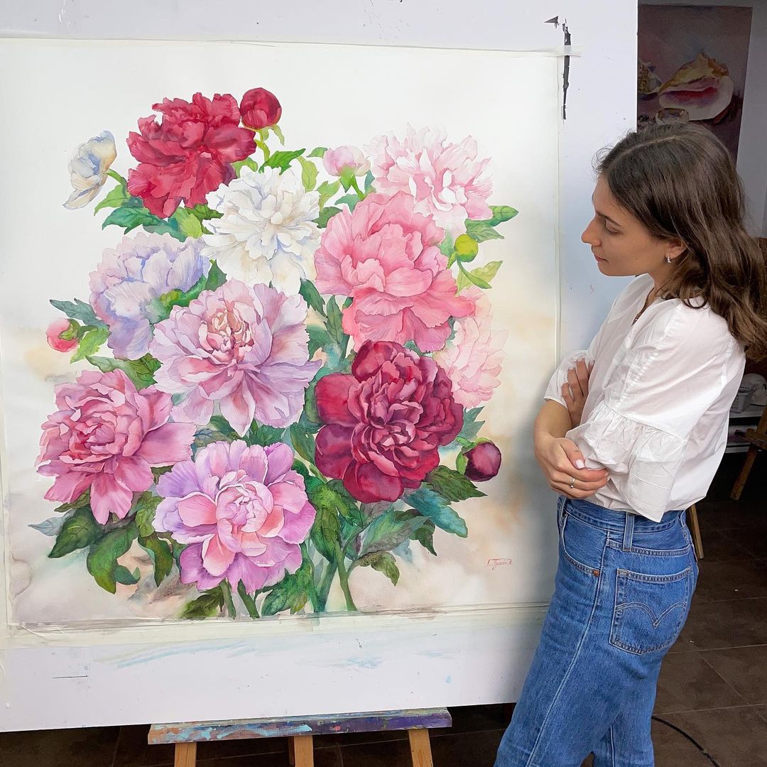 Flower Paintings by Janet Pulcho