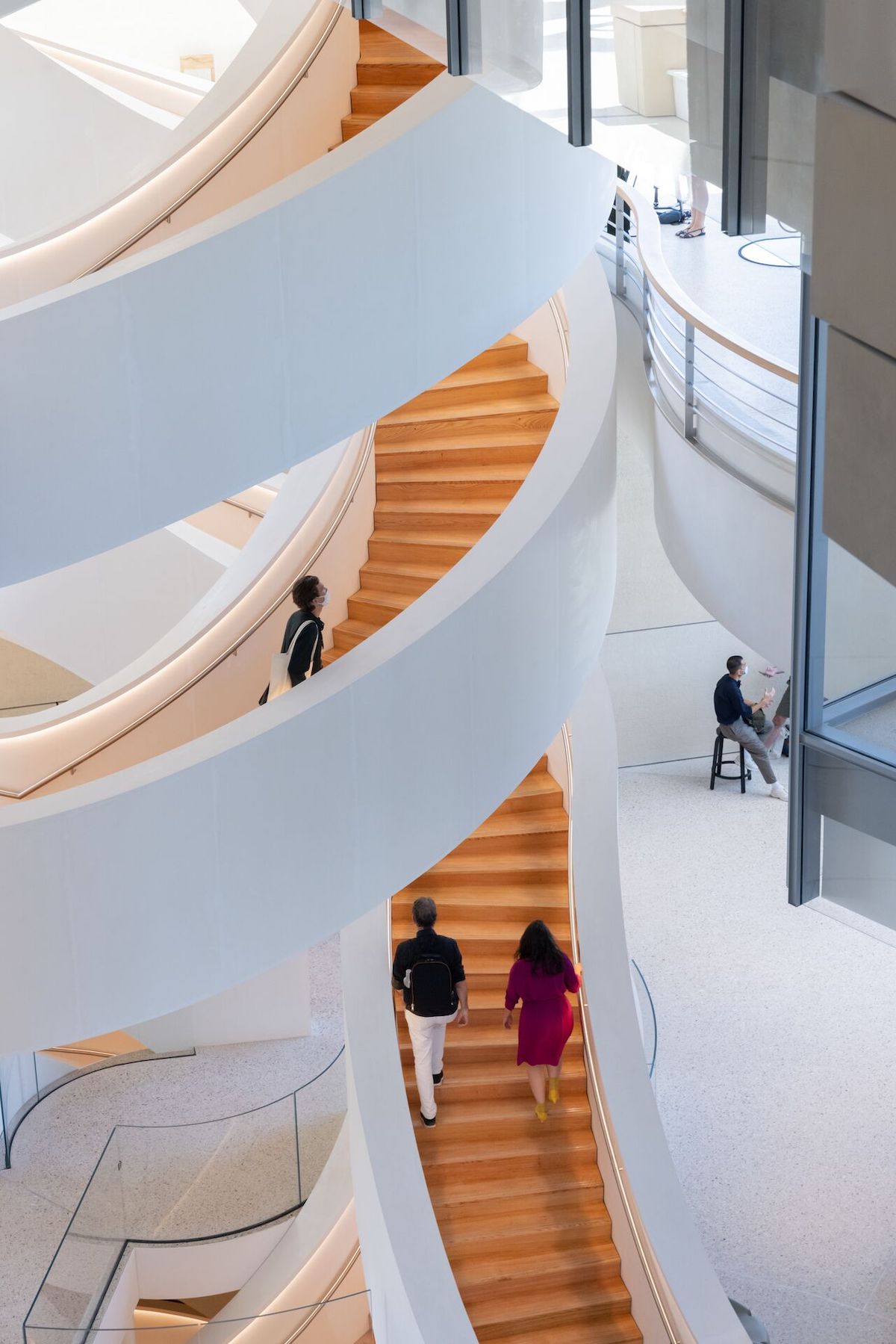 Interior View of Frank Gehry's Luma Arles Tower Captured by Photographer Iwan Baan