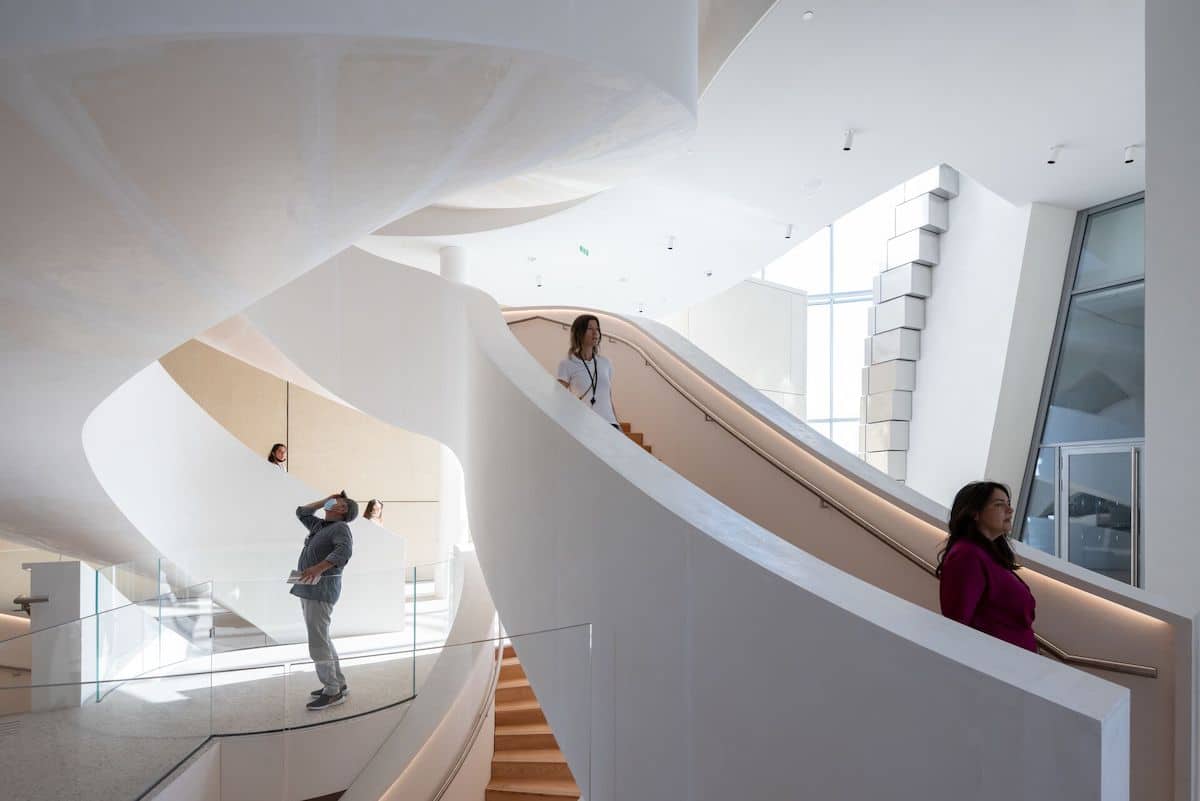 Interior View of Frank Gehry's Luma Arles Tower Captured by Photographer Iwan Baan