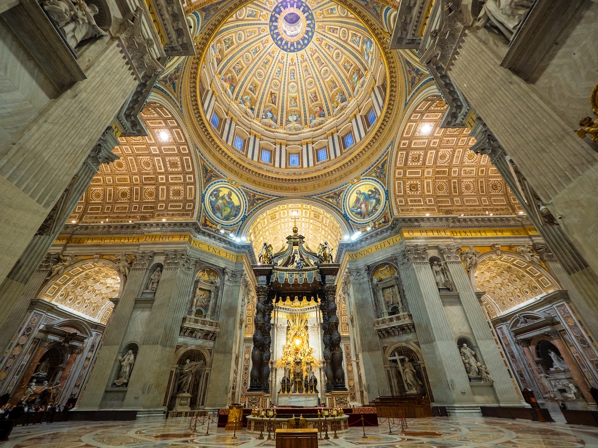 St. Peter's Basilica, a famous example of Renaissance Architecture