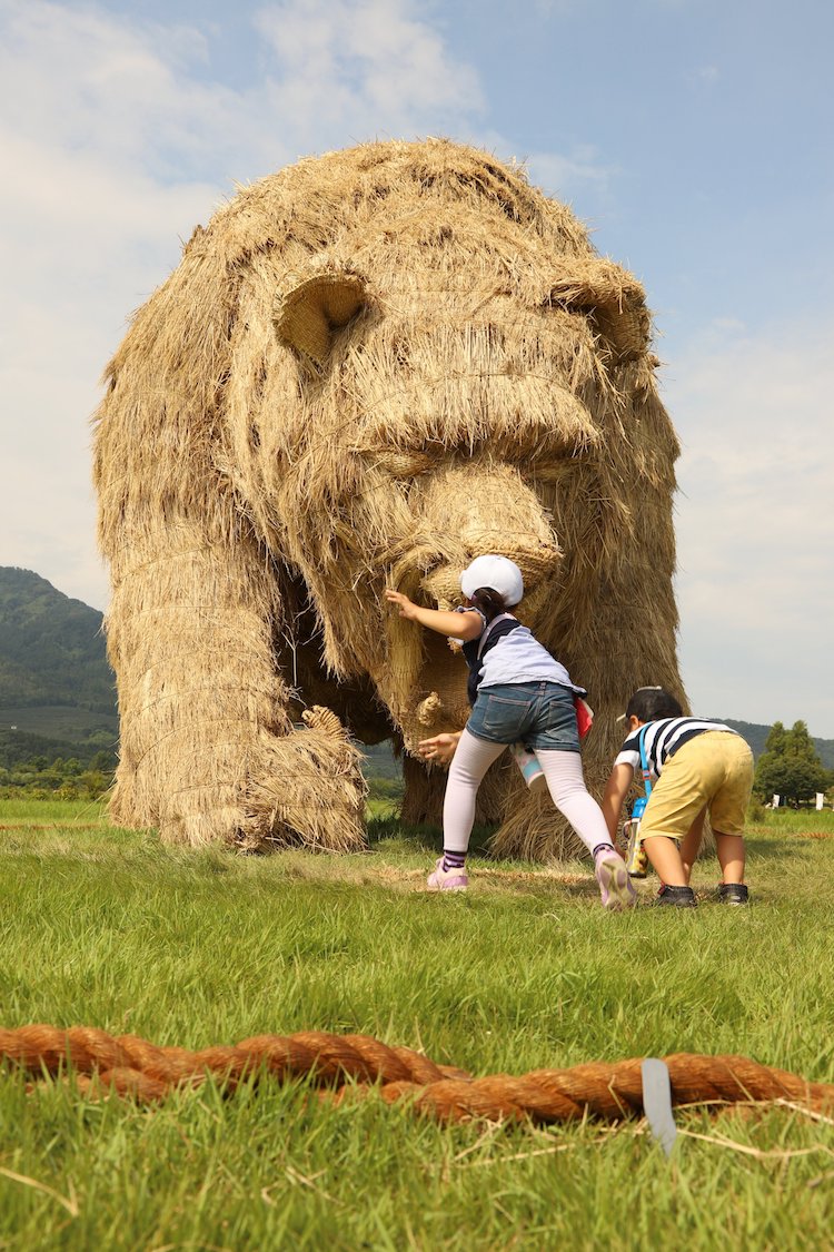 Wara Art Festival Straw Sculptures
