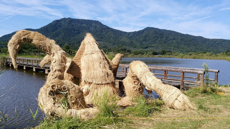 Wara Art Festival Straw Sculptures