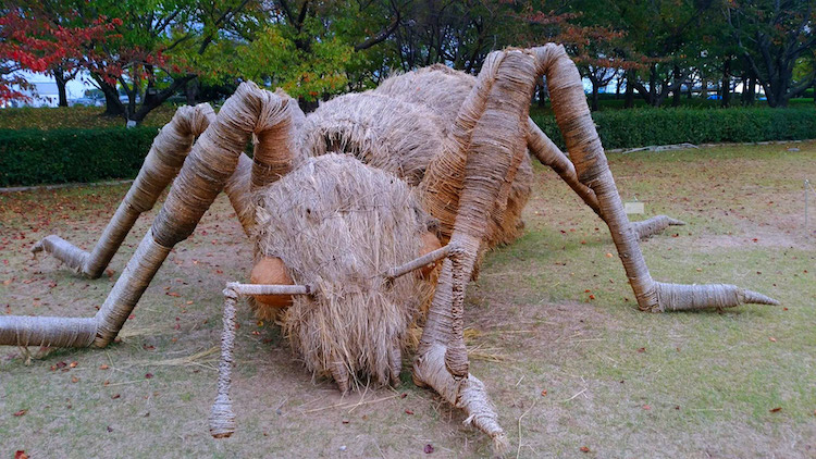 Wara Art Festival Straw Sculptures