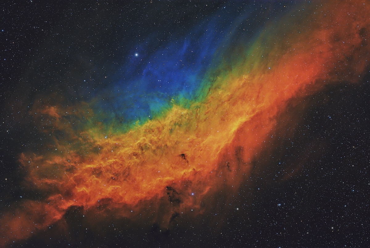Colorful California Nebula