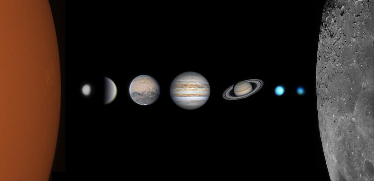 Photo of the Solar System Minus Earth
