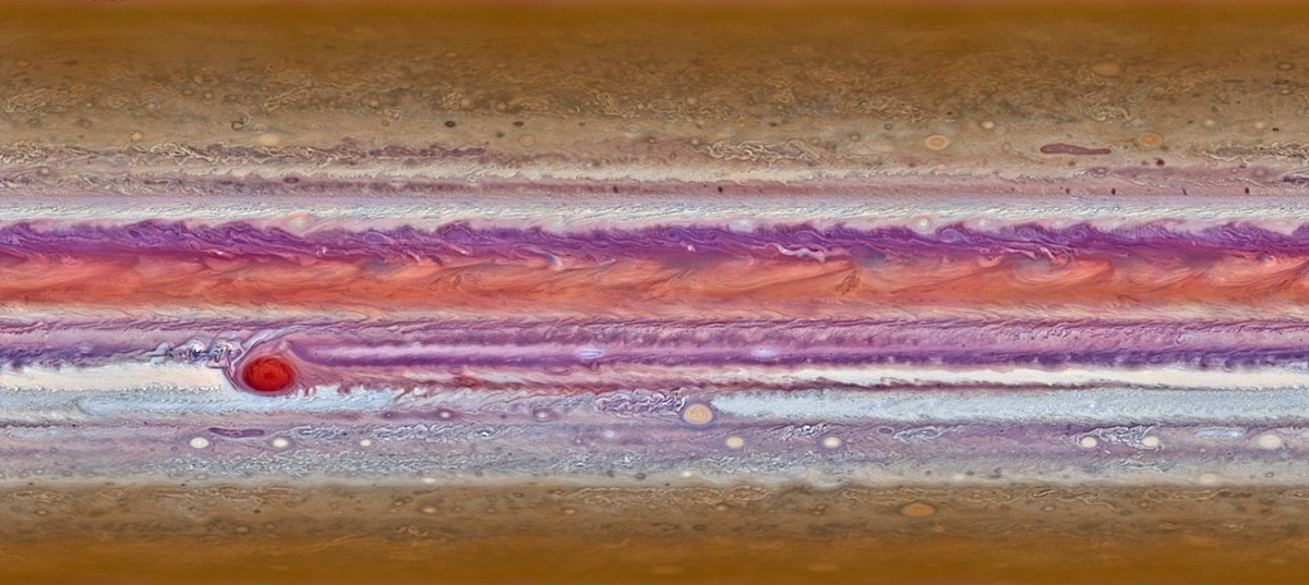 Close Up of Jupiter's Clouds