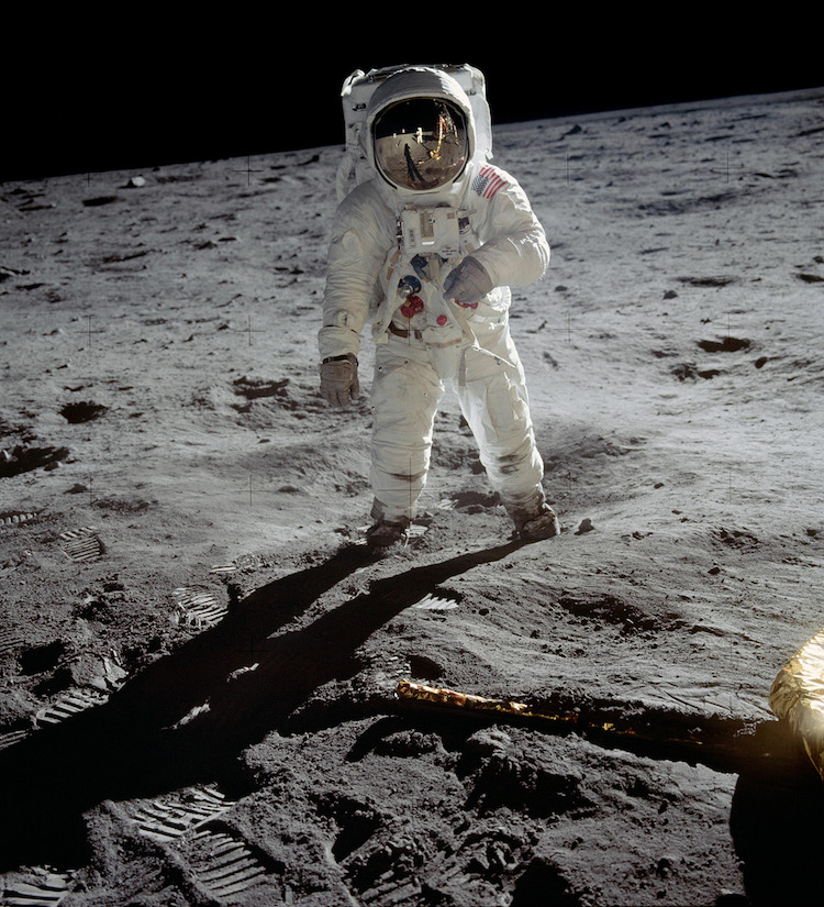 Buzz Aldrin on the Moon