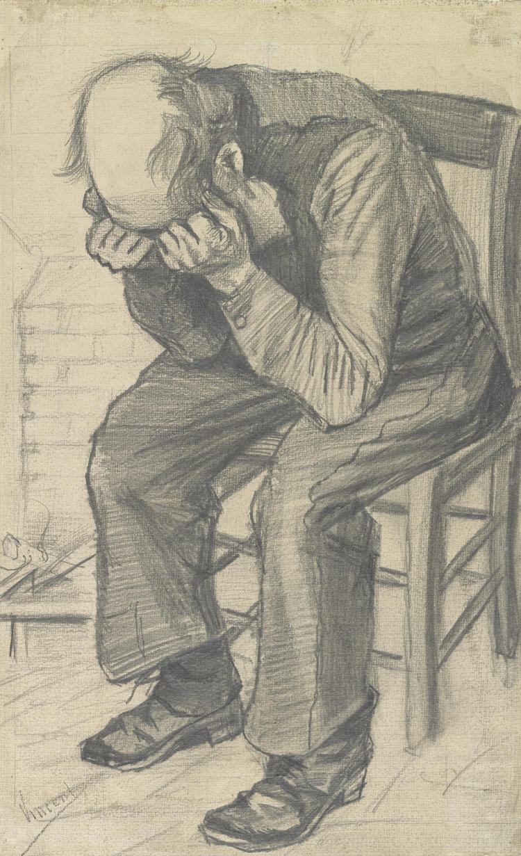 Worn Out Drawing by Vincent van Gogh