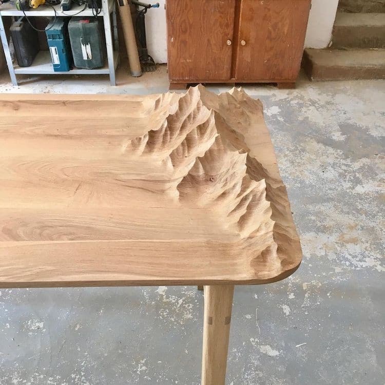 Mountainous Relief Furniture by Ben & Manu