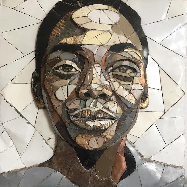 - ViralBandit Matt Small Mosaic Portrait Art
