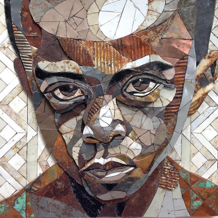 - ViralBandit Scrap Metal Art Portraits