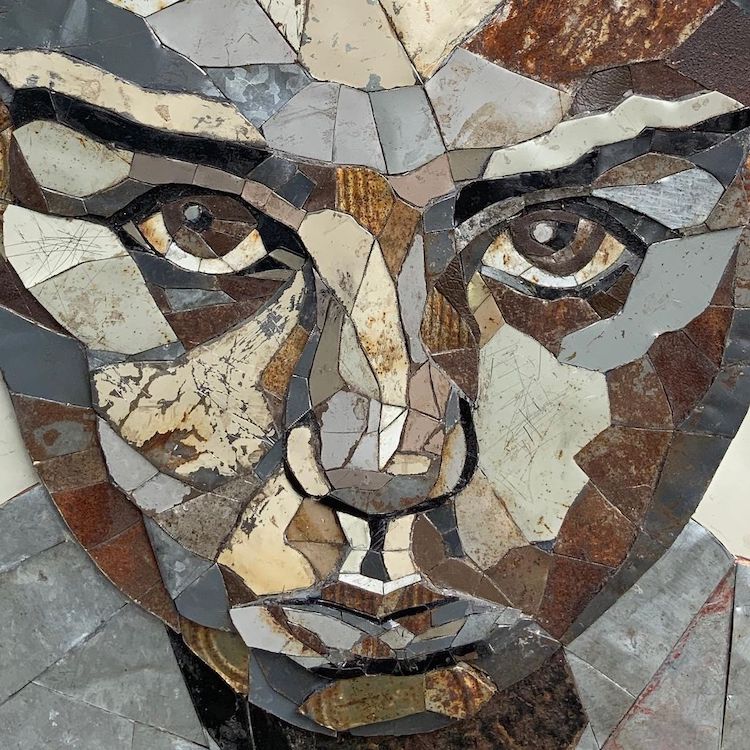 - ViralBandit Matt Small Mosaic Portrait Art