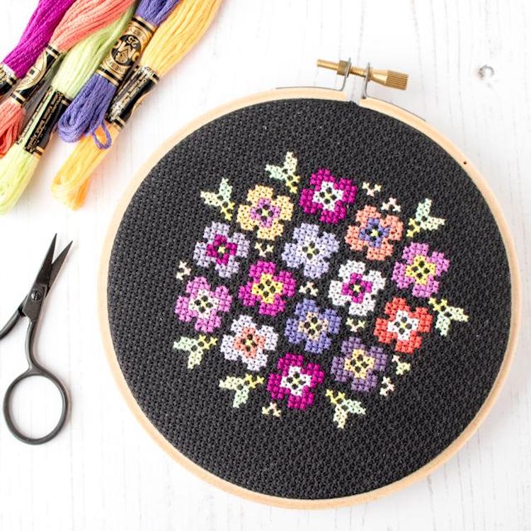 Flower Cross Stitch Pattern