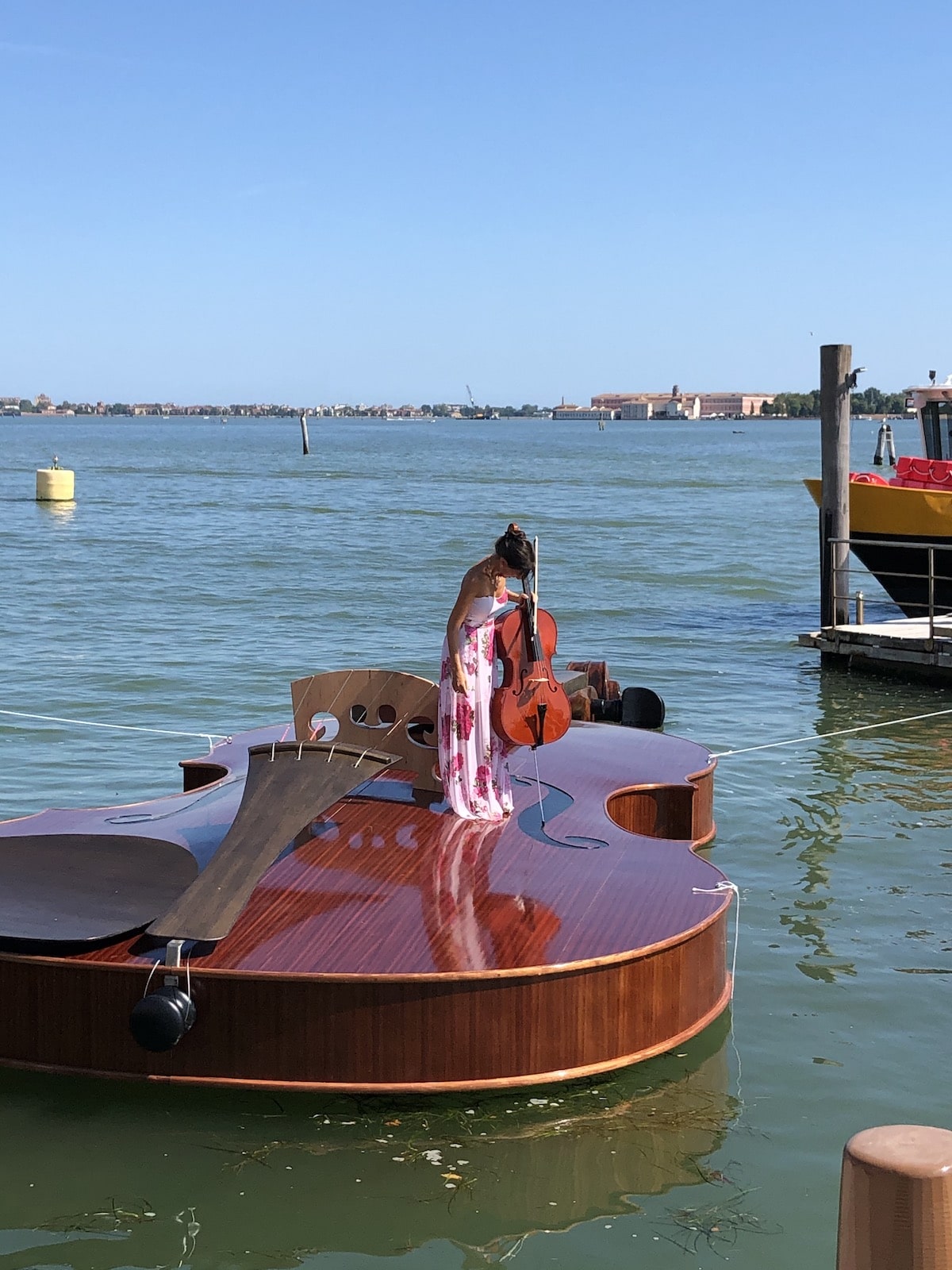 Violin Public Art Installation in Venice