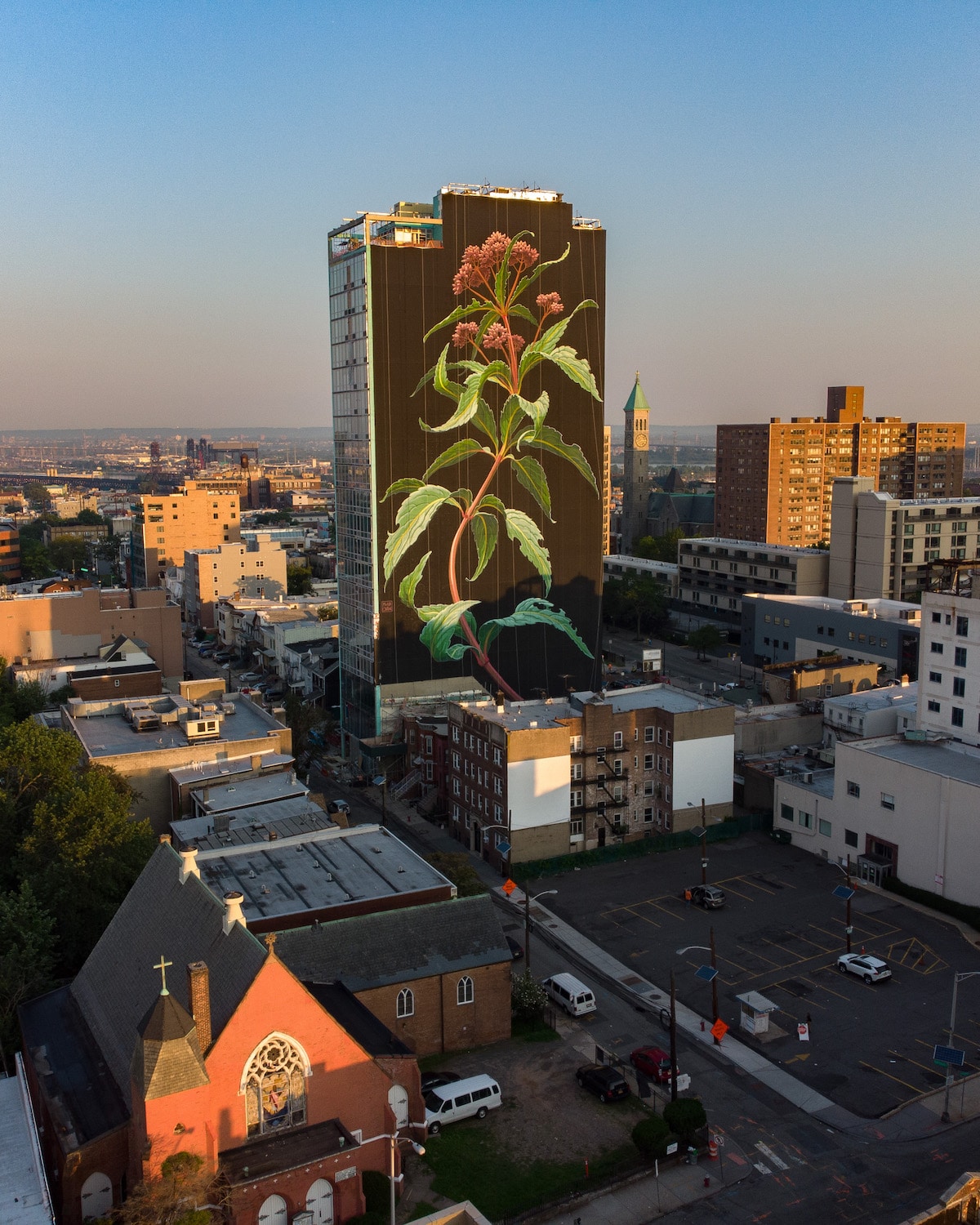 Flower Mural by Mona Caron
