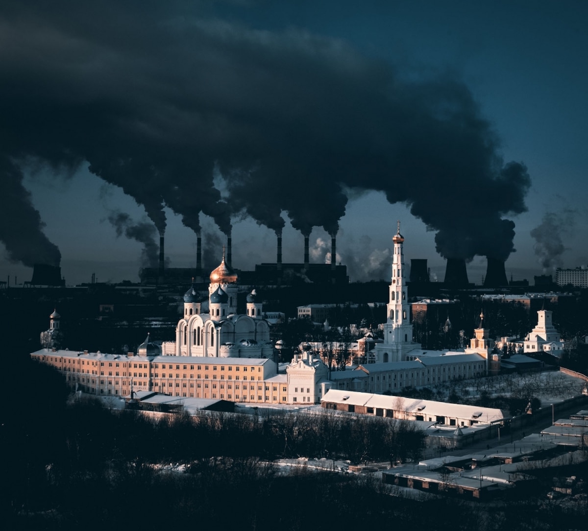 500 Year Old Monastery in Moscow Region