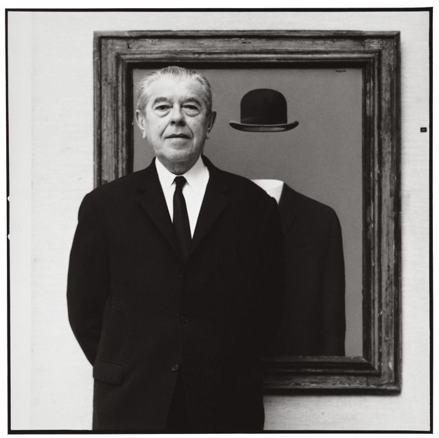 René Magritte by Lothar Wolleh