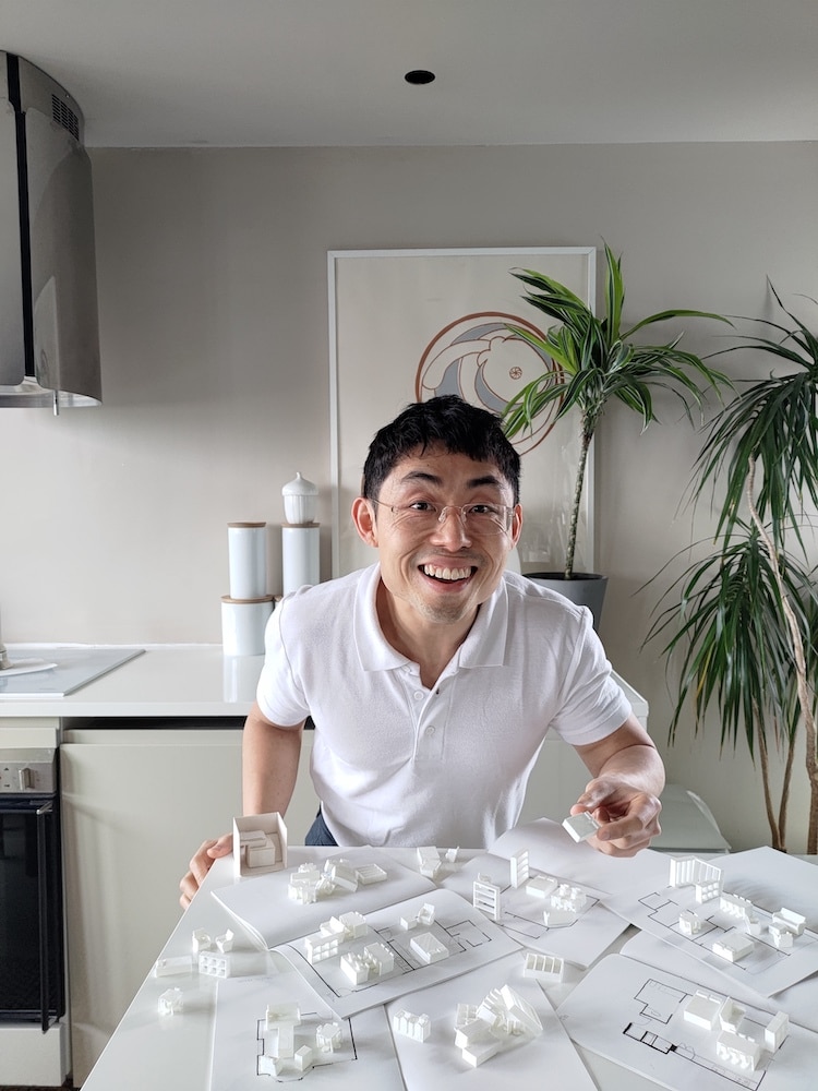 Cliff with Models - Architect Cliff Tan of Dear Modern on TikTok Feng Shui Lessons and Making Design More Accessible