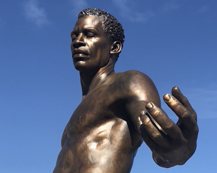 Bronze Emancipation and Freedom Statue on Monument Avenue in Richmond, Virginia