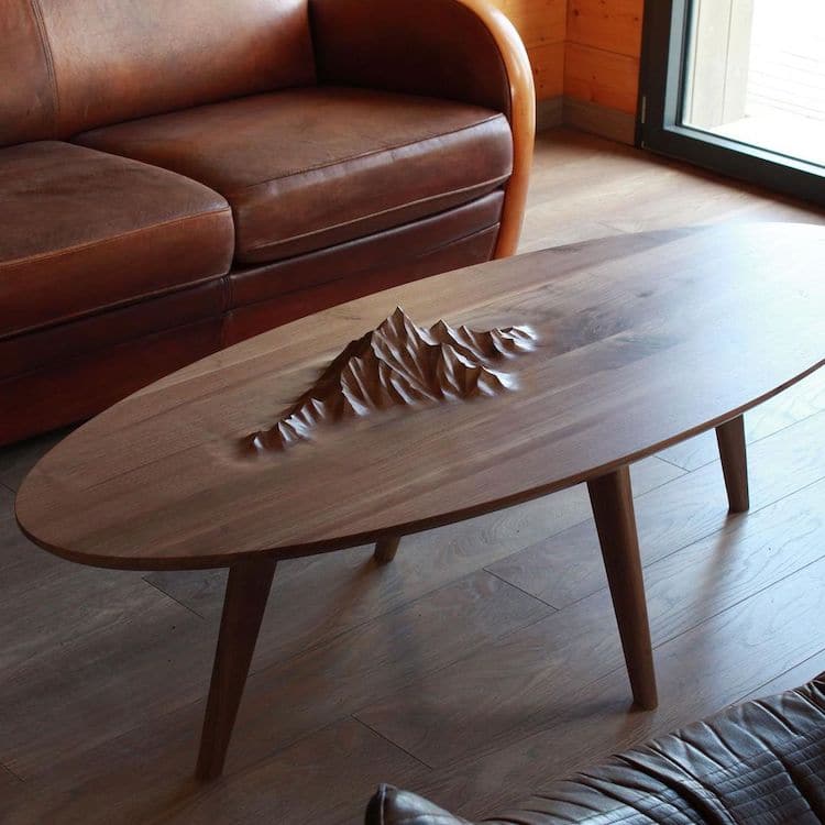 Mountainous Relief Furniture by Ben & Manu