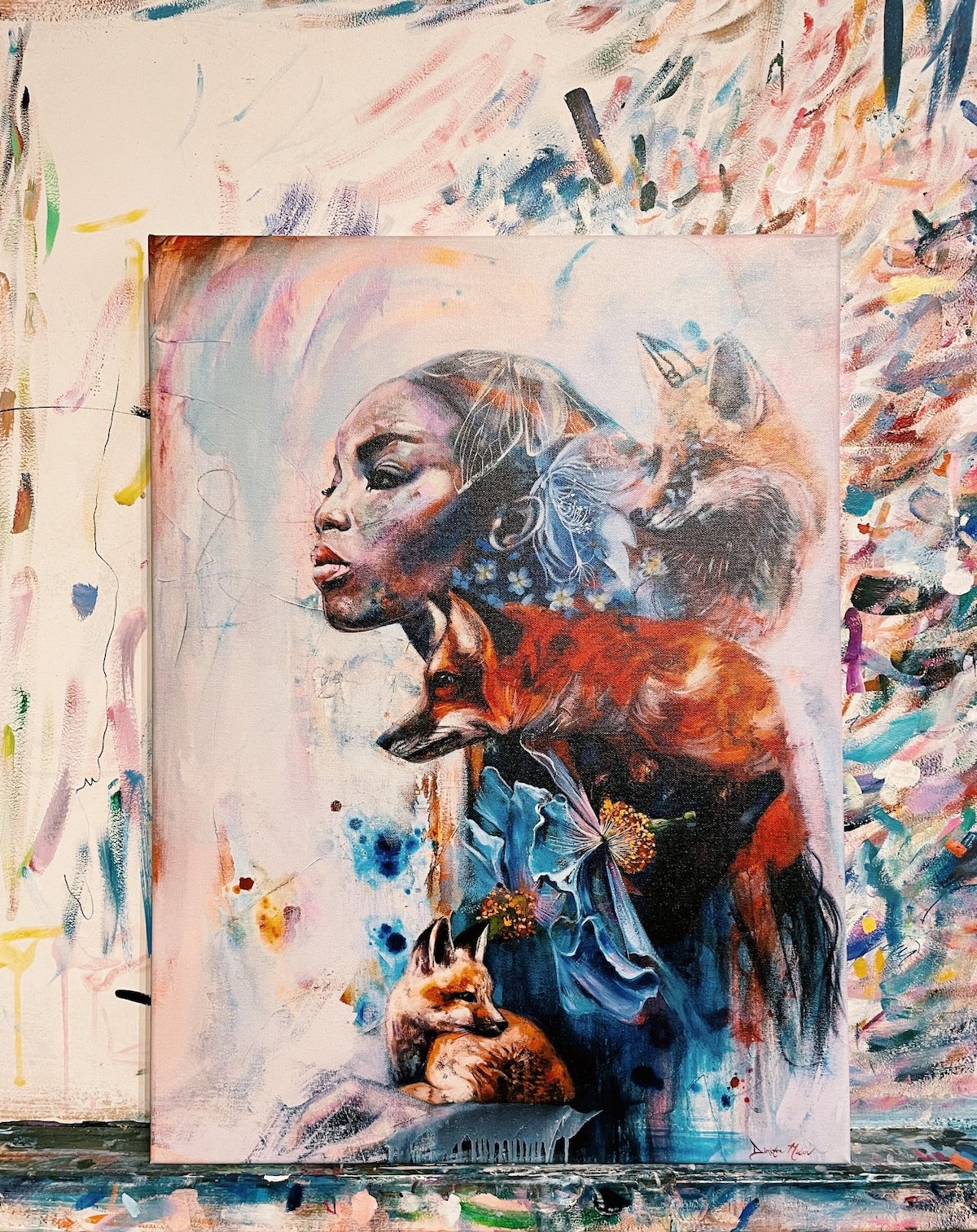 - ViralBandit Ethereal Abstract Paintings by Dimitra Milan