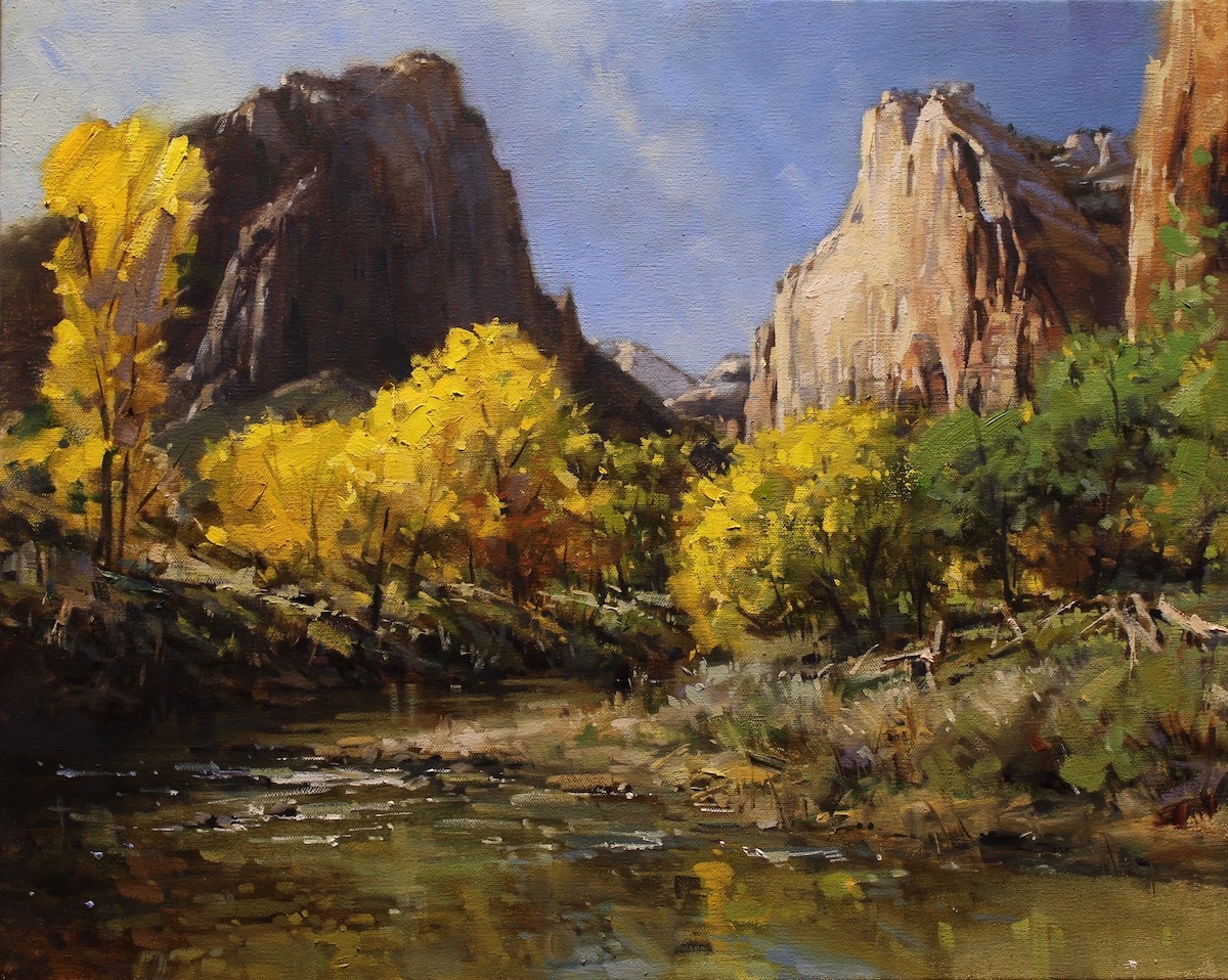 Landscape Painting of Zion National Park