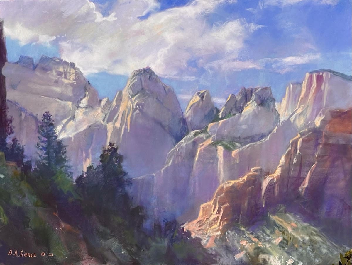 Landscape Painting of Zion National Park