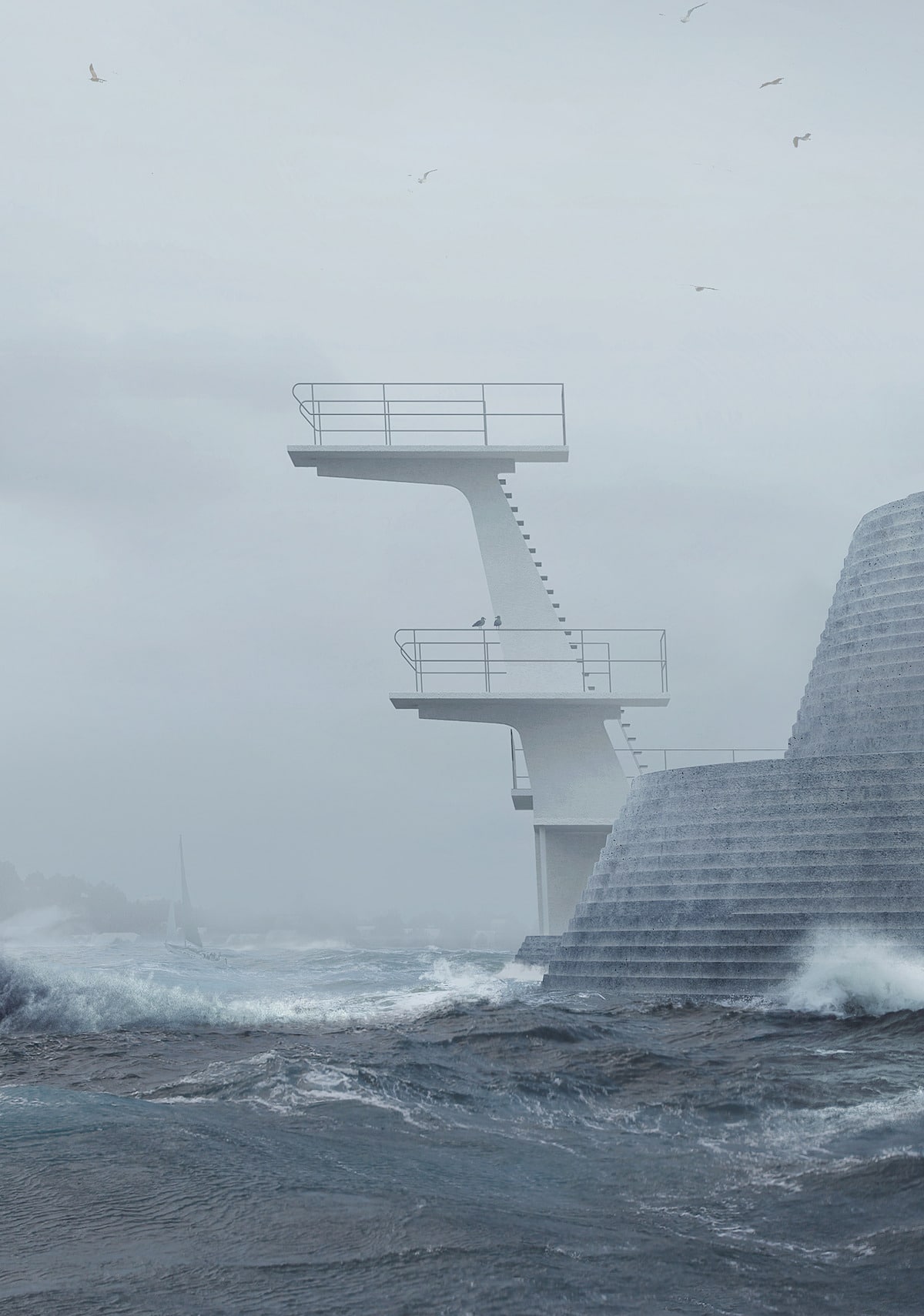 Knubben Harbor Bath Redesign by Snøhetta