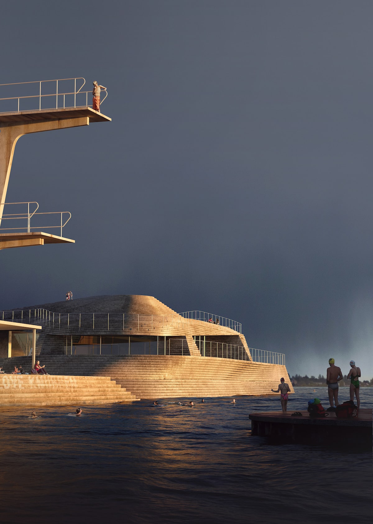 Knubben Harbor Bath Redesign by Snøhetta