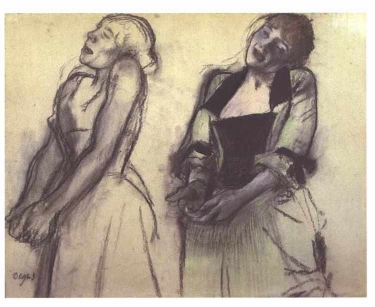 Figure Drawing by Edgar Degas