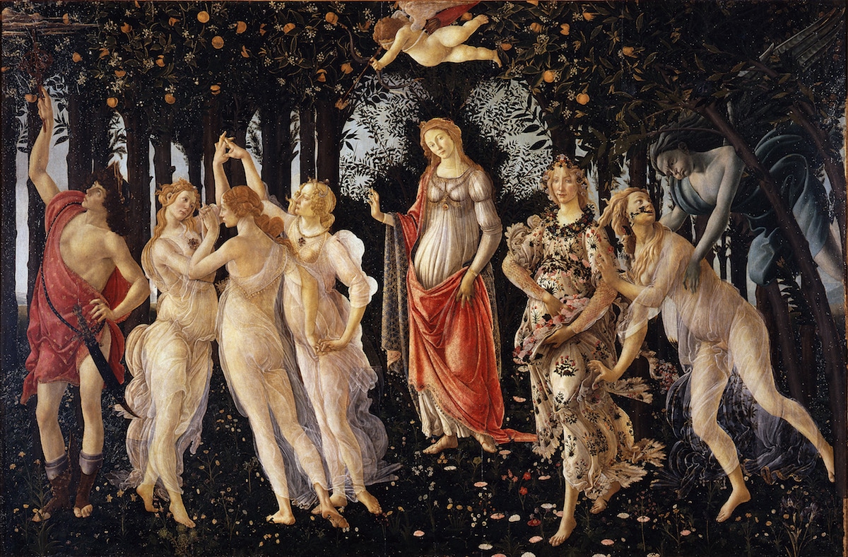Primavera Painting by Botticelli