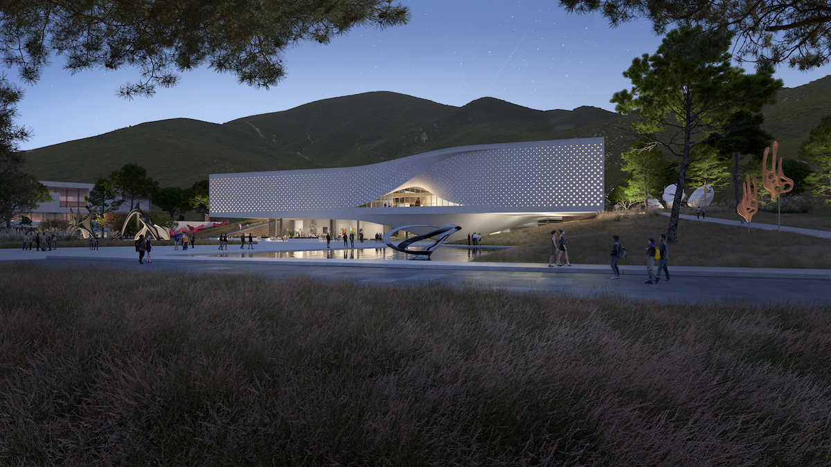 Exterior View of Chungnam Art Museum by UNStudio and DA Group