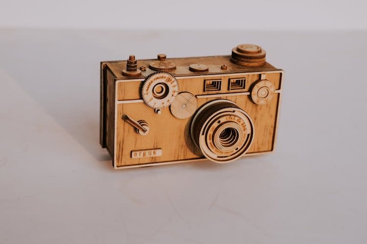 Wooden Vintage Camera Models