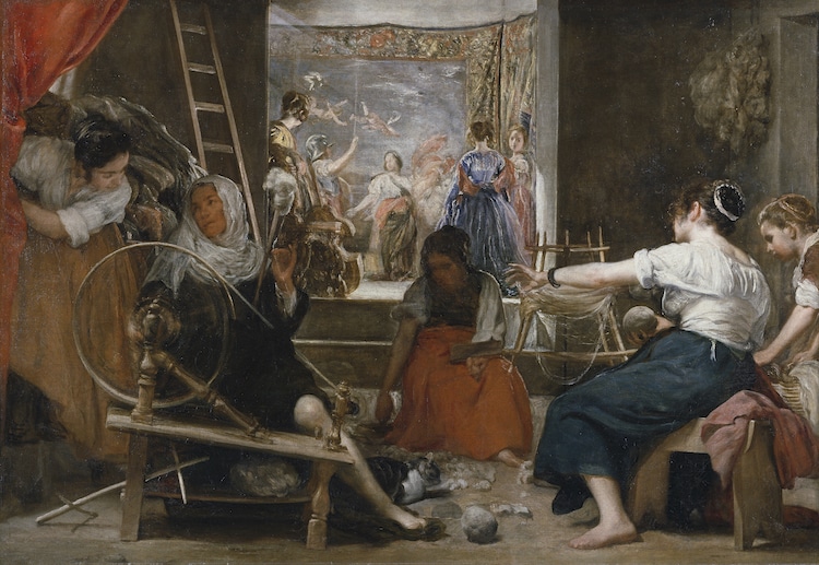 Las Hilanderas by Diego Velazquez