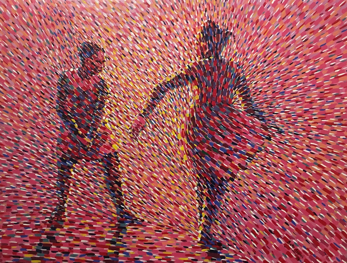 Colorful Dot Paintings by Betty Acquah