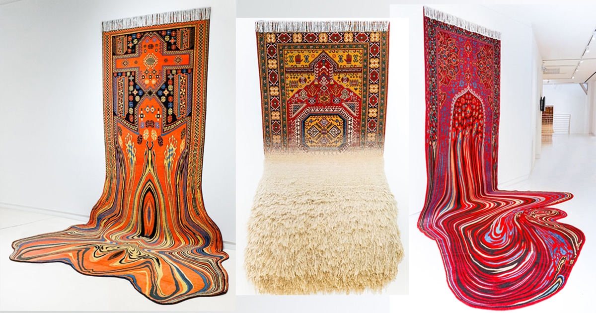Faig Ahmed’s Avant-Garde Carpets Look Like They’re Melting