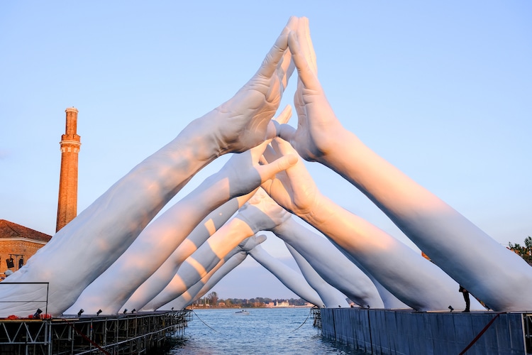 Building Bridges by Lorenzo Quinn